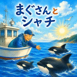 まぐさんとシャチ