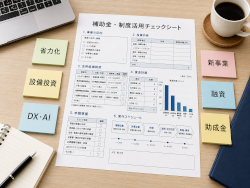 事業計画に合った補助金・融資・助成金の活用を支援します